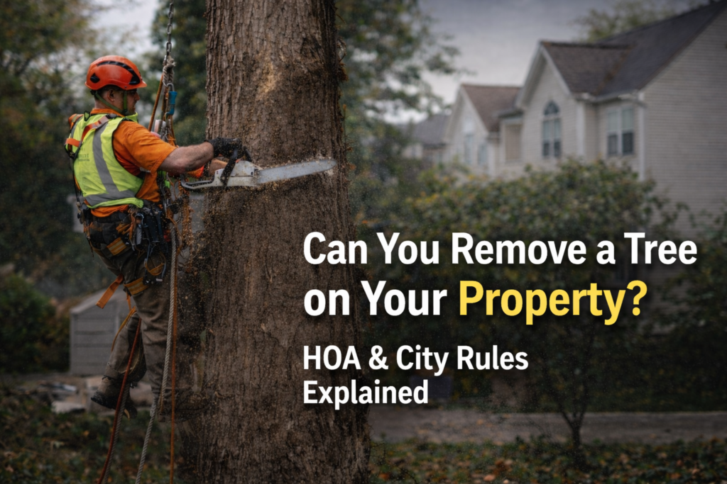 can I cut down a tree on my property SC